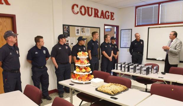 14 Amarillo firefighters honored for service during Harvey