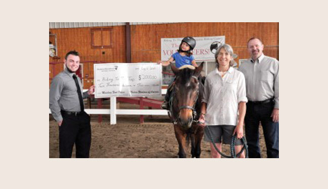 Riding To The Top receives $2,000 match from Modern Woodmen