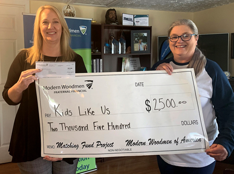 Modern Woodmen fundraiser for Kids Like Us a success