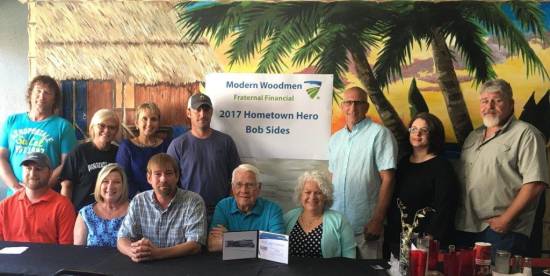 Sides named as Modern Woodmen of America’s 2017 Hometown Hero