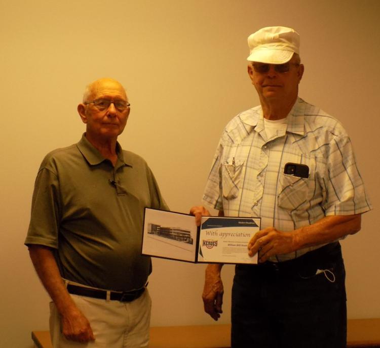 Knott honored by Modern Woodmen members