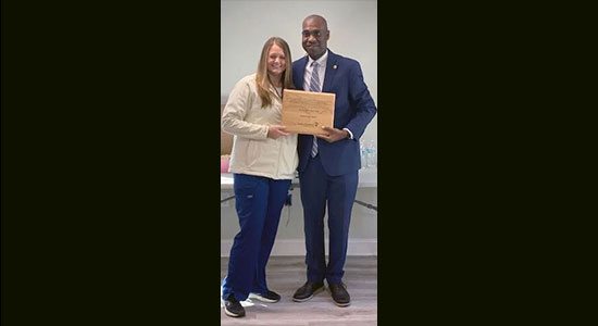 Cole honored with Hometown Hero award