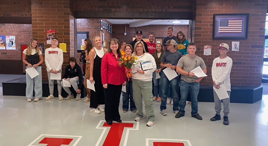 Manti High School Counselor recognized as Hometown Hero of the year