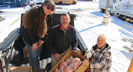 Modern Woodmen donate $1,600 of meat for ministry's Senior Meals Program