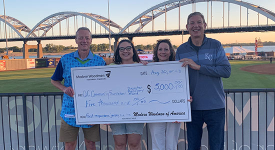 Modern Woodmen and River Bandits team up to honor first responders